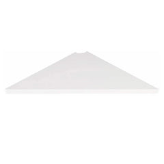 Set 1 White Corner Shelf for Living Room Versatile Stand Wall-Mounted Shelves