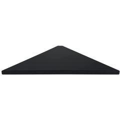 Set 1 Black Corner Shelf for Living Room Versatile Stand Wall-Mounted Shelves