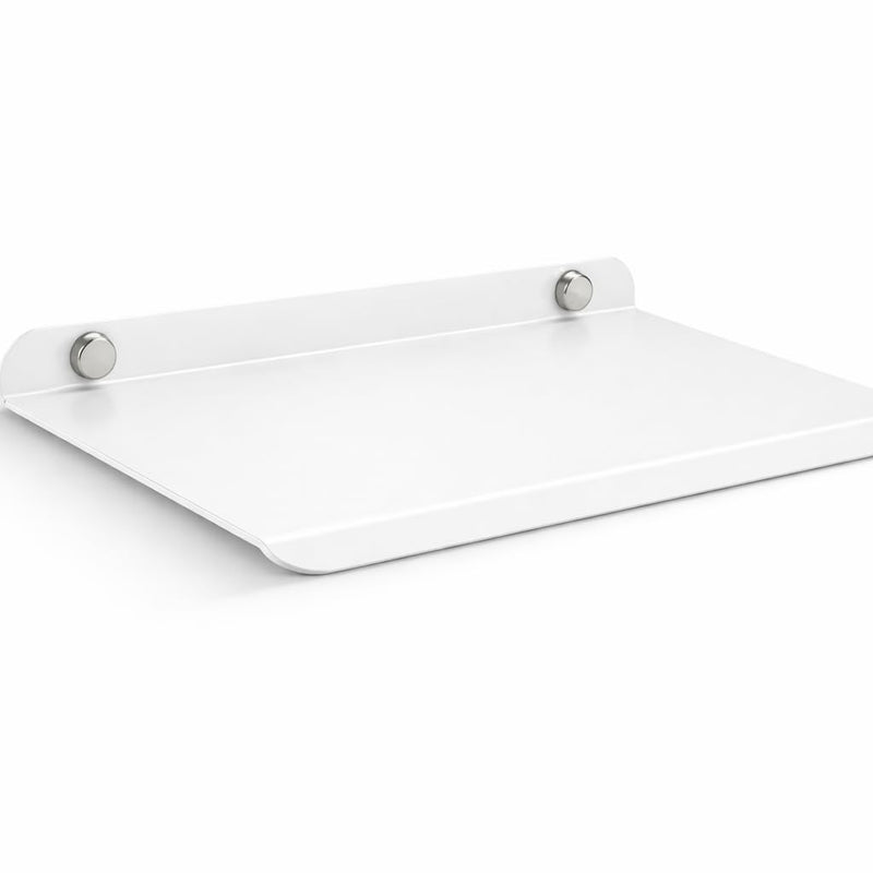 Metal Wall Shelf 9 inch White
