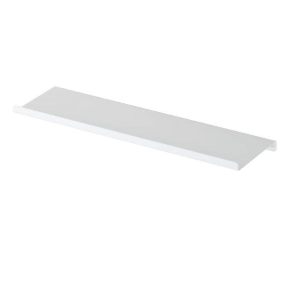 17 x 5 Inch Set 1 White Metal Floating Shelf for Wall for Decorative Wall Long Wall Shelf