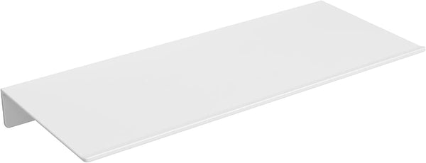 12 Inch Set 1 White Floating Wall Shelves for Home –Small Wall Mounted Shelf for Living Room Decor