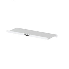 13 Inch White Set 1 Metal Floating Shelf for Wall for Decorative Wall Long Wall Shelf