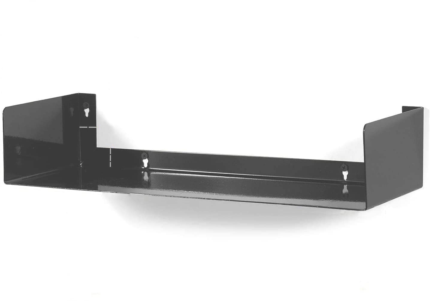 Office Files Magazines Book Organizer Metal Floating Shelf | Multipurpose Racks For Home & Office | Grey - OrganizeMee