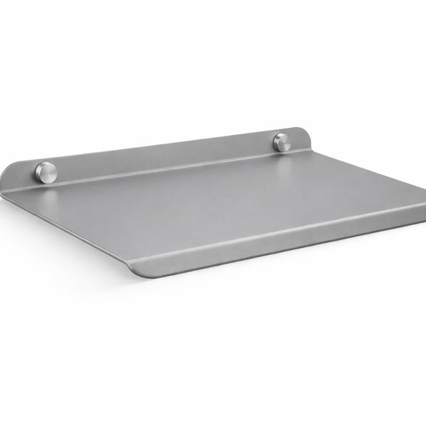 Metal Wall Shelf 9 inch Grey