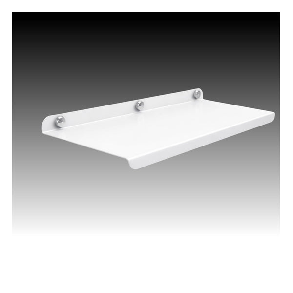 12 Inch White Set 1 Floating Wall Shelves for Home –Small Wall Mounted Shelf for Living Room Decor