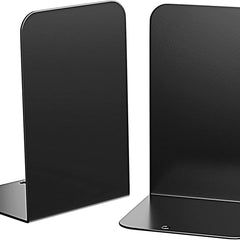 Office Files Magazines Book Organizer Bookends Pair For Home & Office | Black - OrganizeMee