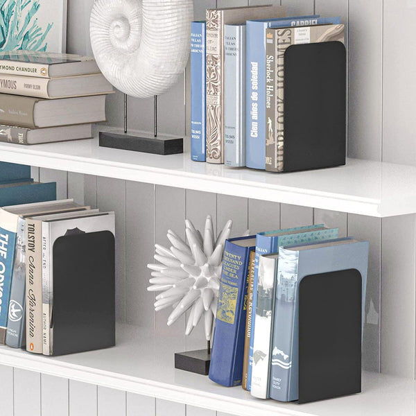 Stylish Expandable Book End & Organizer Set Space-Saving Desk Accessory
