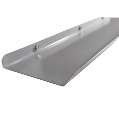 63 cm Grey Long Metal Floating Wall Shelf Rack for Decoration of Wall Living Room Bedroom