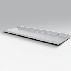 63 cm White Set 1 Long Metal Floating Wall Shelf Rackfor Decoration of Wall Living Room Bedroom