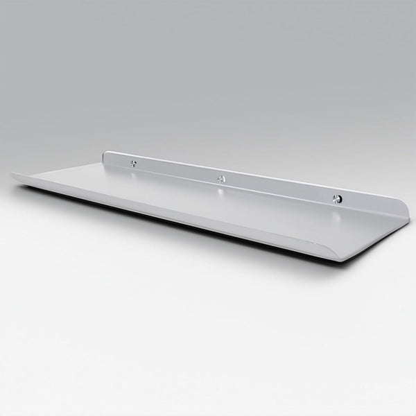 Metal Wall Shelf 24 inch White