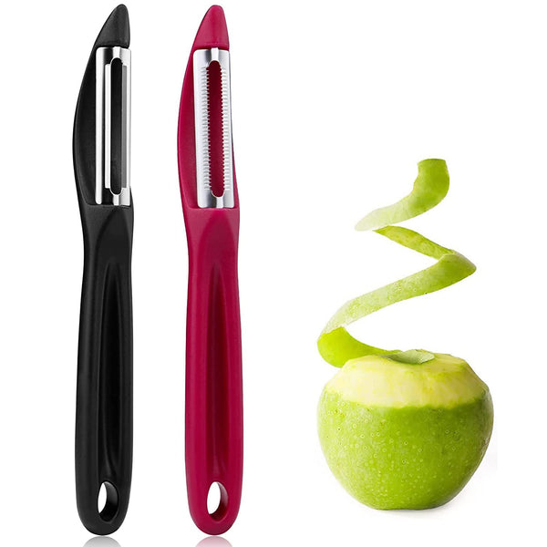 Vegetable And Fruit Sharp Dual Edge Peeler For Kitchen - OrganizeMee