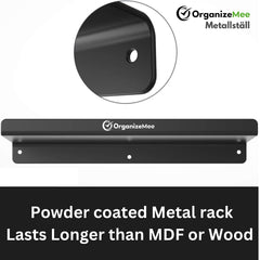 Black Metal Shelf Set Of 3 Size 9