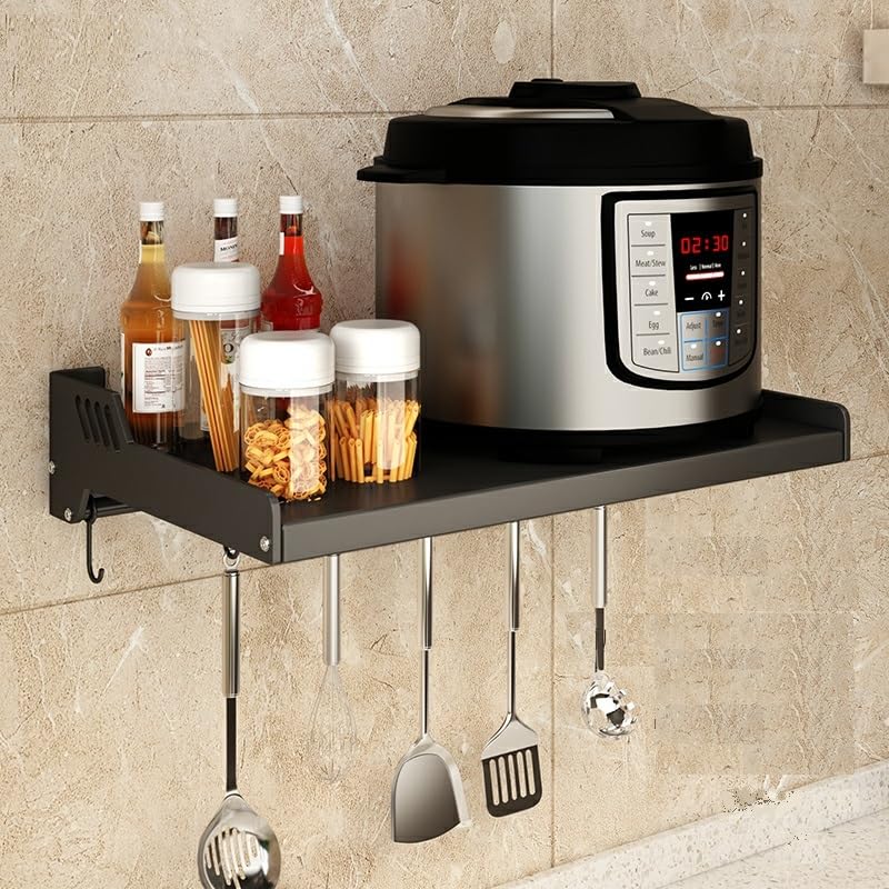 Extra Large for Big Microwave Oven Microwave Wall Mount Stand Rack Shelf Metal
