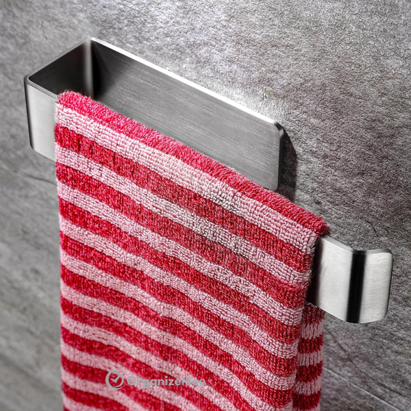 Self-Adhesive Towel & Napkin Holder – No-Drill Bathroom/Kitchen Rack