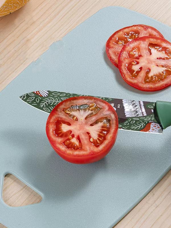 Vegetable Big Printed Green Sharp Edge Knife For Kitchen | Chopping Chakoo - OrganizeMee
