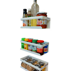 OrganizeMee 25 cm Magnetic Carbon Steel Kitchen Accessories Storage Organizer Racks