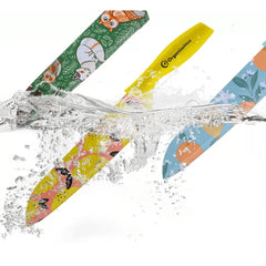 Vegetable Big Printed Blue Sharp Edge Knife For Kitchen | Chopping Chakoo - OrganizeMee