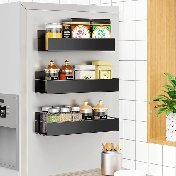 Magnetic Spice Rack Black