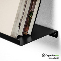 Black Metal Shelf Set Of 3 Size 9