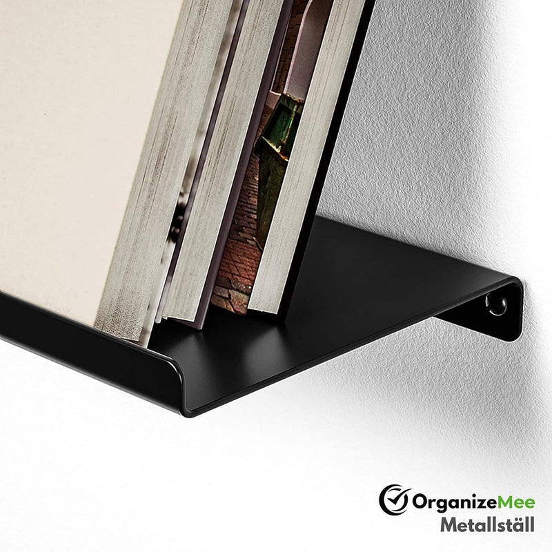 Black Metal Shelf Set Of 3 Size 9