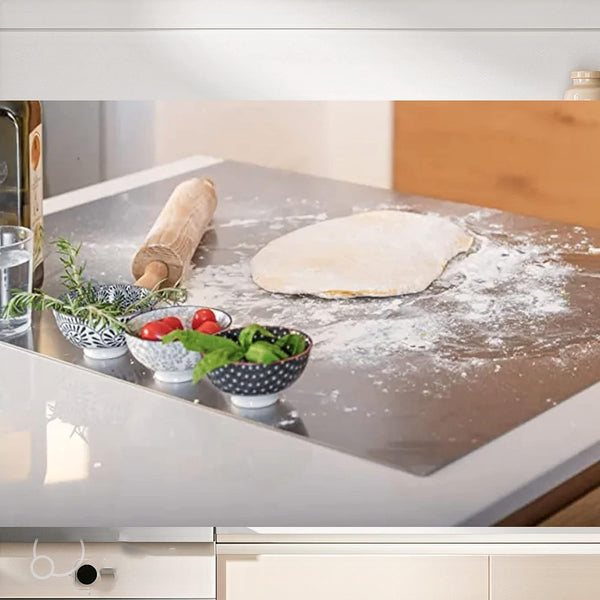 Large Stainless Steel Kitchen Worktop : 1 Year With Warranty, Toxin-free - OrganizeMee