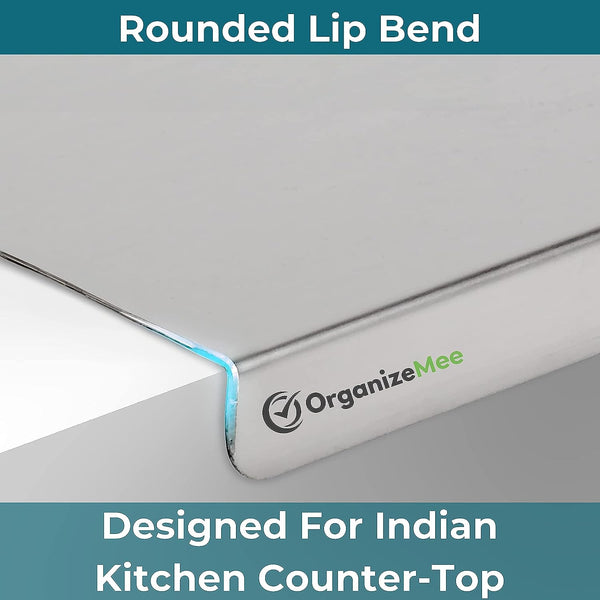 Extra Large Stainless Steel Kitchen Worktop : 1 Year With Warranty, Toxin-free - OrganizeMee