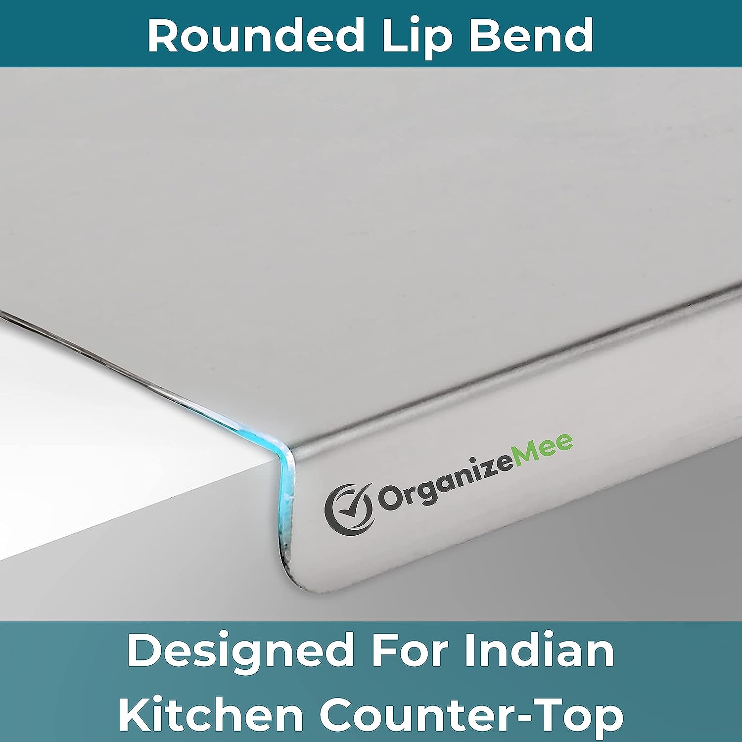 Extra Large Stainless Steel Kitchen Worktop : 1 Year With Warranty, Toxin-free - OrganizeMee