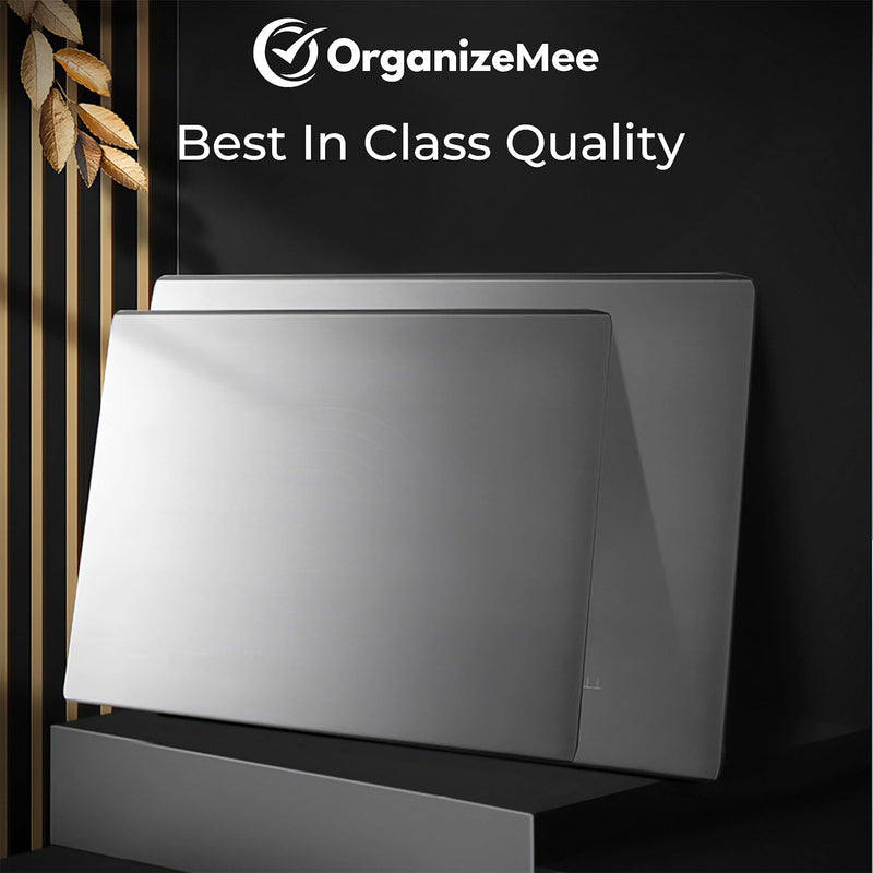 Stainless Steel Worktop Platform (42 cm x 32 CM) Kitchen Cutting Board Board for Vegetables Fruits Healthy Safe Durable, Countertop (Platform Medium)