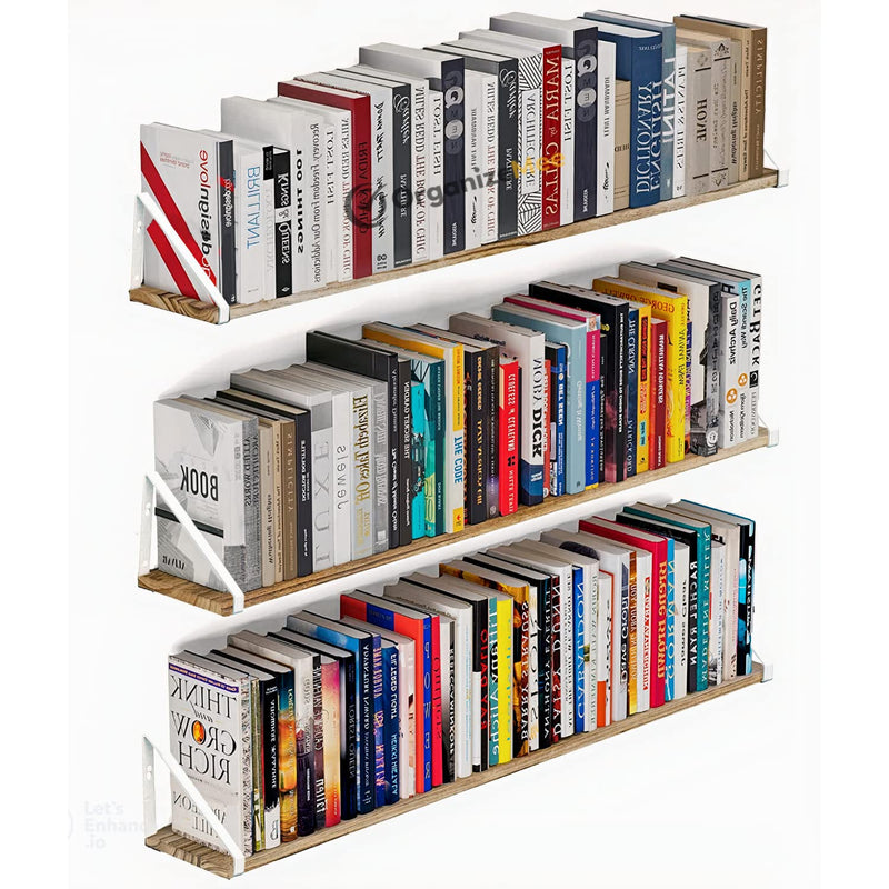 Wooden Decorative Corner Shelves for Living RoomFloating Shelf for Wallwith