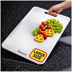 Stainless Steel Chopping Board Large 35.6x25cm Steel Chopping Board for Kitchen Large