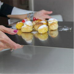 O Holder Extra Large Stainless Steel Chopping Cutting Board  : 1 Year With Warranty, Toxin-free - OrganizeMee