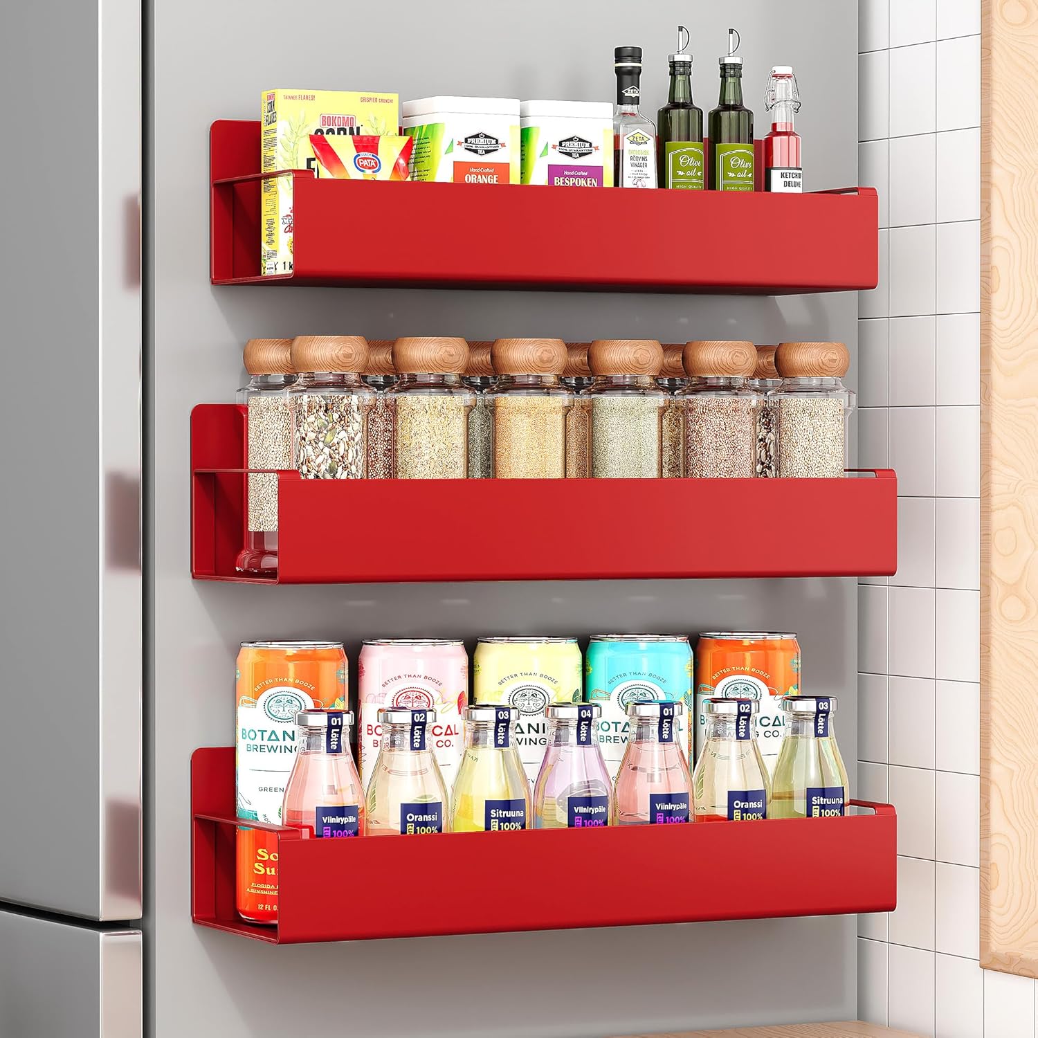 Magnetic Kitchen Rack , Decorate Your Fridge,Washing Machine & Microwave Oven