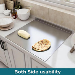 Extra Large Stainless Steel Kitchen Worktop : 1 Year With Warranty, Toxin-free - OrganizeMee