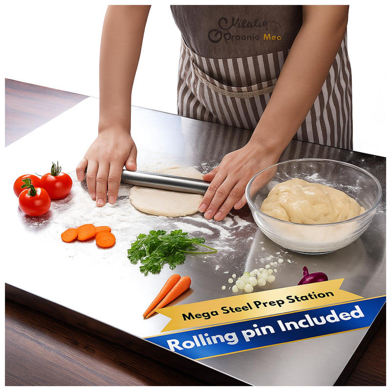 Steel Chopping Board for Kitchen Large | Fruits and Vegetables Cutting