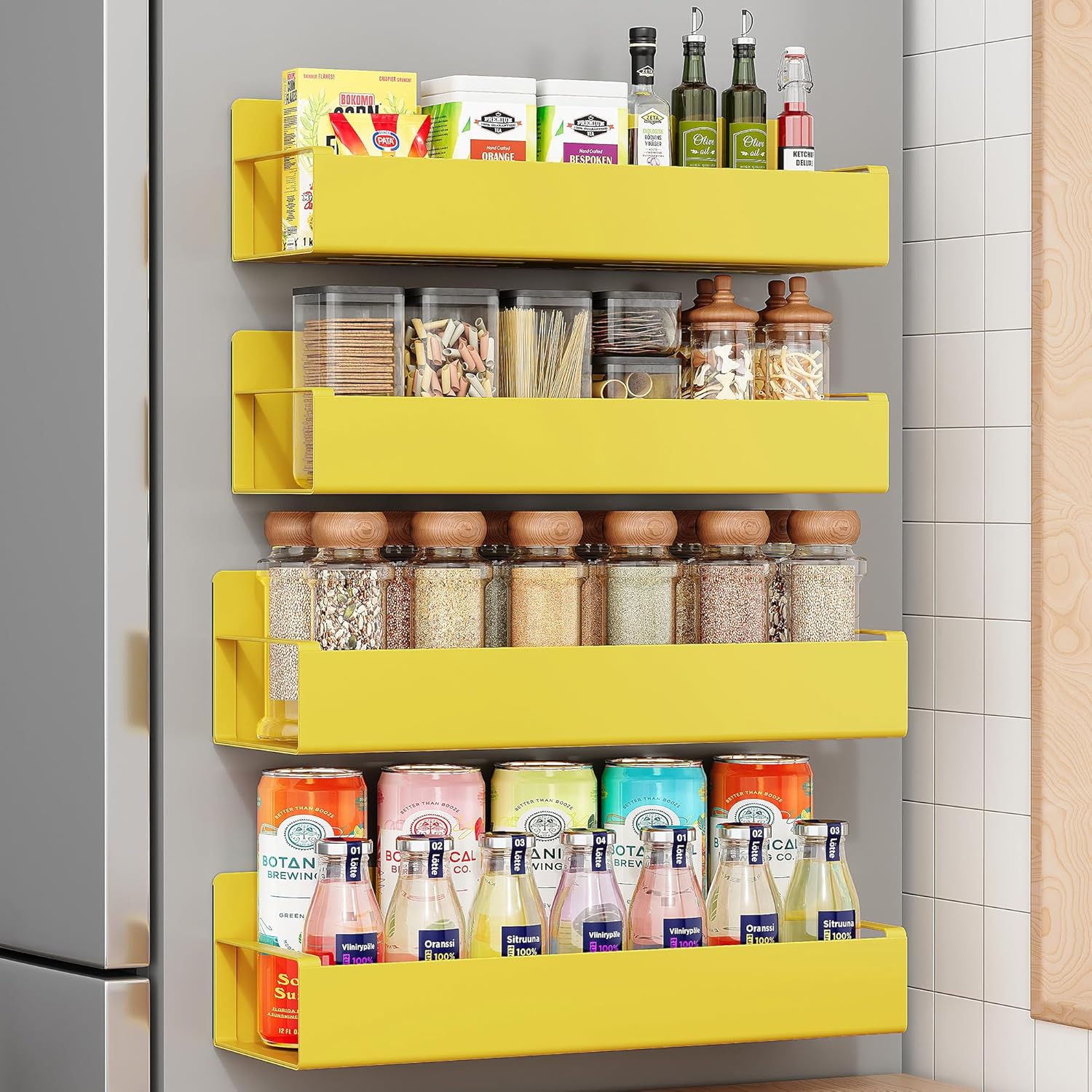 Magnetic Kitchen Rack , Decorate Your Fridge,Washing Machine & Microwave Oven