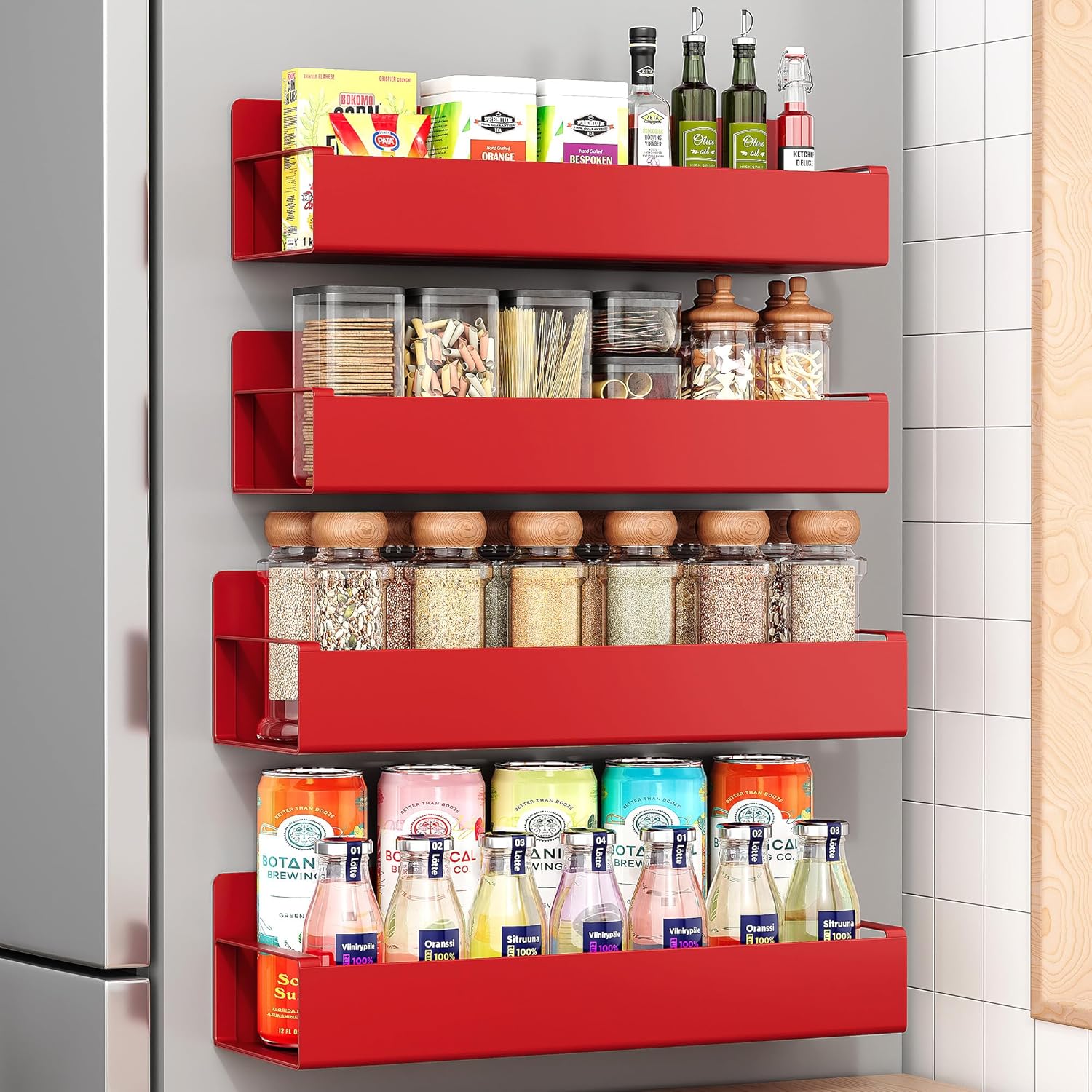 Magnetic Kitchen Rack , Decorate Your Fridge,Washing Machine & Microwave Oven
